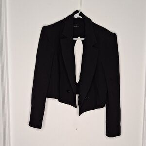 Zara Black Cropped Blazer